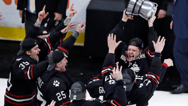 Northeastern celebrates, The Canadian Press Northeastern celebrates