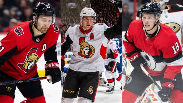 Stone, Duchene, Dzingel, Getty Images Stone, Duchene, Dzingel