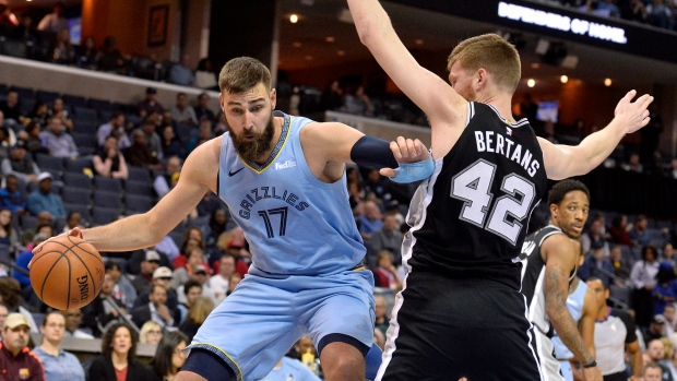 Jonas Valanciunas Davis Bertans, The Canadian Press Jonas Valanciunas Davis Bertans