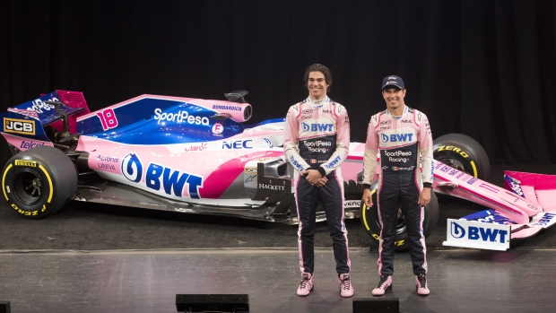 Lance Stroll Sergio Perez