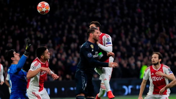 Image result for ajax 1-2 real madrid