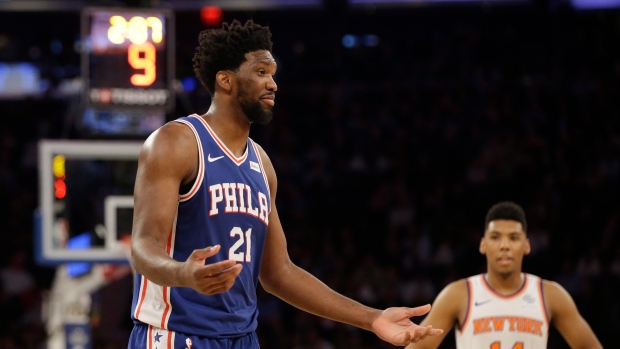 Joel Embiid, The Canadian Press Joel Embiid