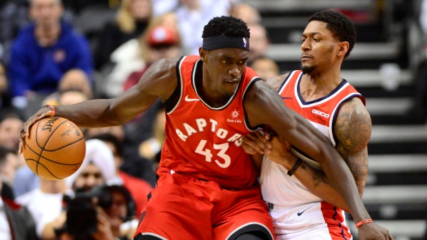 Pascal Siakam and Bradley Beal , The Canadian Press Pascal Siakam and Bradley Beal