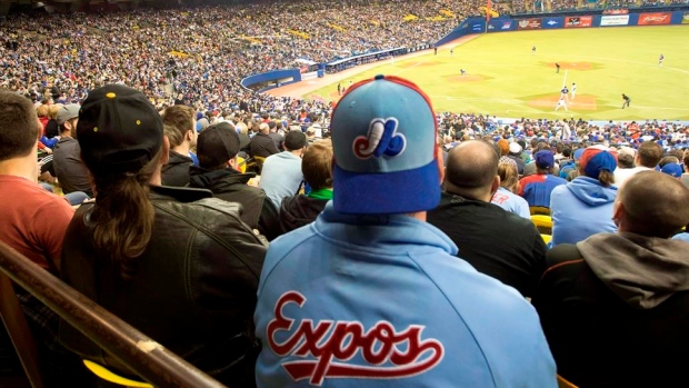 Baseball at Olympic Stadium in Montreal