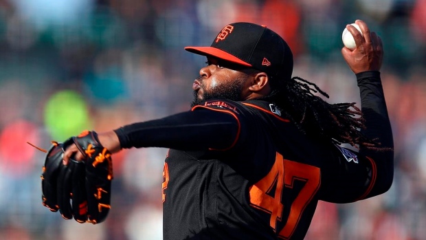 Johnny Cueto, The Canadian Press Johnny Cueto