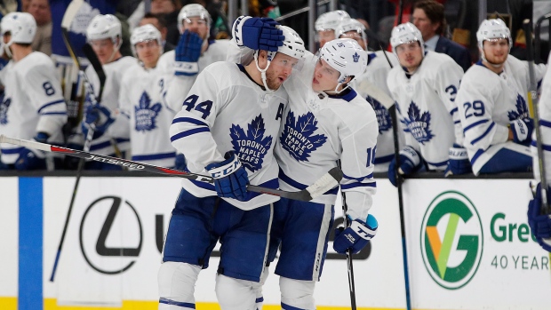 Morgan Rielly and Mitch Marner