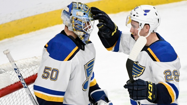 Jordan Binnington Vince Dunn, The Canadian Press Jordan Binnington Vince Dunn