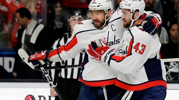 Alex Ovechkin and Tom Wilson, The Canadian Press Alex Ovechkin and Tom Wilson