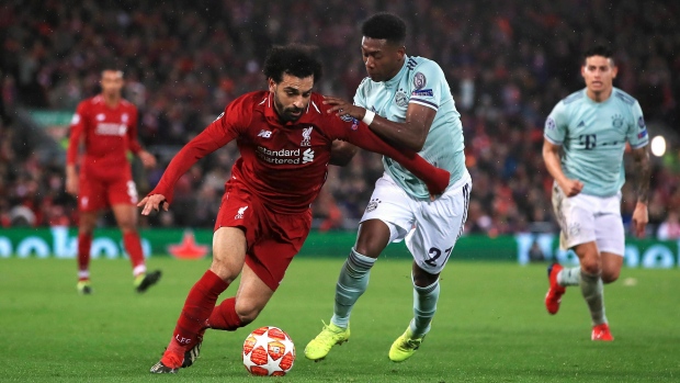 Mohamed Salah David Alaba, The Canadian Press Mohamed Salah David Alaba