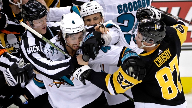 Brenden Dillon Sidney Crosby, The Canadian Press Brenden Dillon Sidney Crosby