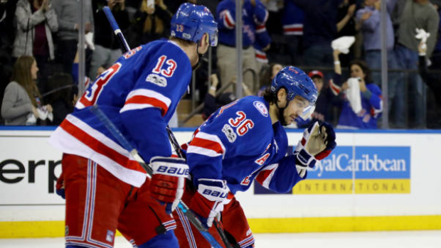 Kevin Hayes and Mats Zuccarello, Getty Images Kevin Hayes and Mats Zuccarello