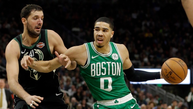 Nikola Mirotic Jayson Tatum