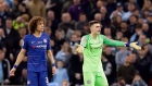 David Luiz and Kepa Arrizabalaga