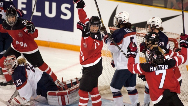 Team Canada Celebrates