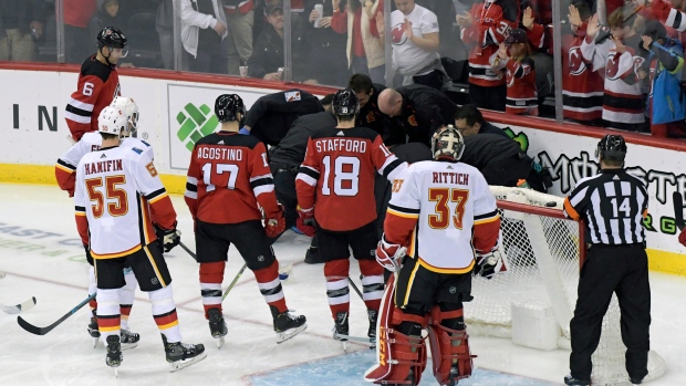 new jersey devils player injured