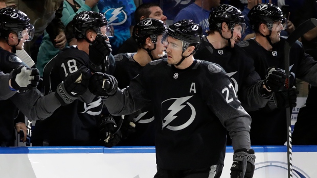 Tampa Bay Lightning celebrate , The Canadian Press Tampa Bay Lightning celebrate
