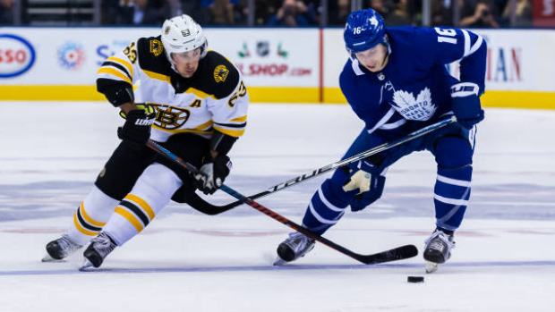 Brad Marchand and Mitch Marner, Getty Images Brad Marchand and Mitch Marner