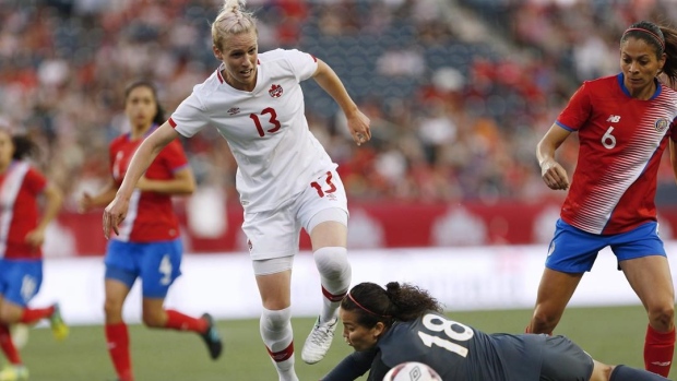 Sophie Schmidt tested in defence as Canada warms up for Women's World Cup Article Image 0, The Canadian Press Sophie Schmidt tested in defence as Canada warms up for Women's World Cup Article Image 0