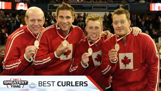 Best Curlers: Kevin Martin, John Morris, Marc Kennedy, Ben Hebert 