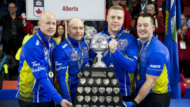 Team Alberta celebrates