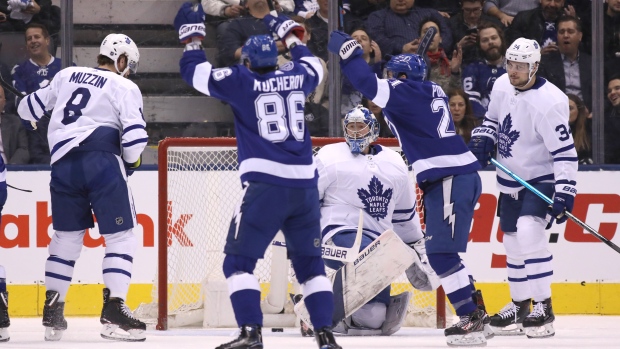 Nikita Kucherov and Brayden Point