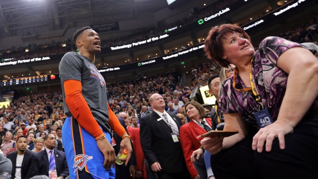 Russell Westbrook, The Canadian Press Russell Westbrook