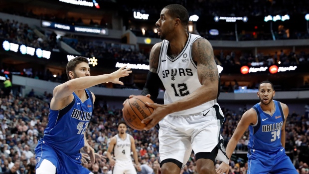 LaMarcus Aldridge, The Canadian Press LaMarcus Aldridge