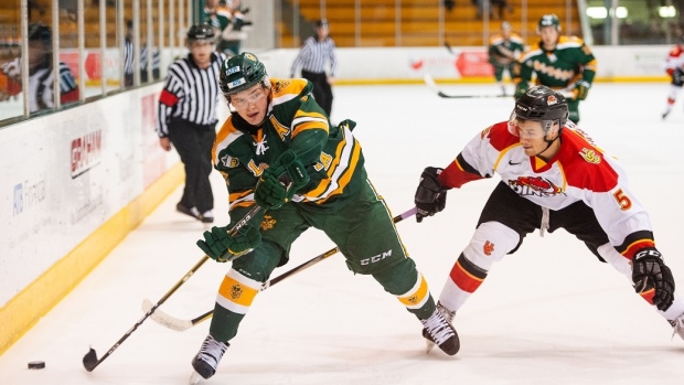 Alberta Golden Bears forward Luke Philp, usports.ca Alberta Golden Bears forward Luke Philp