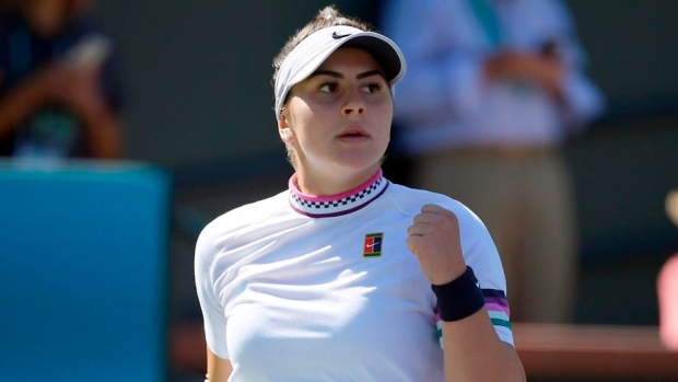 Bianca Andreescu, The Canadian Press Bianca Andreescu