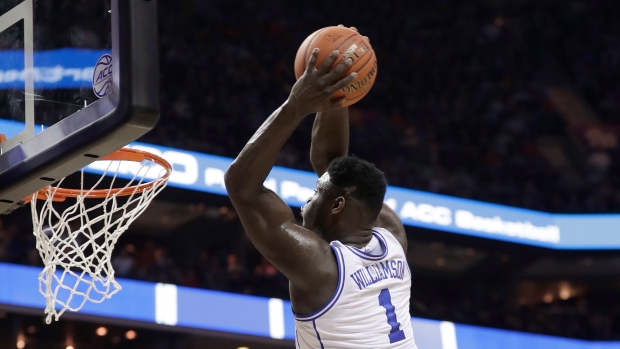 Zion Williamson, The Canadian Press Zion Williamson