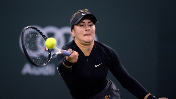 Bianca Andreescu, The Canadian Press Bianca Andreescu