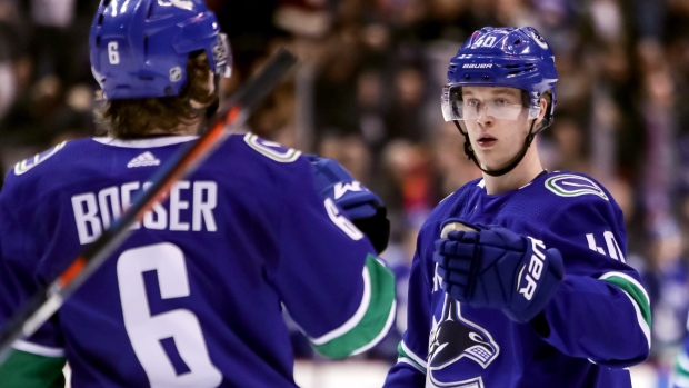 Elias Pettersson Brock Boeser, The Canadian Press Elias Pettersson Brock Boeser