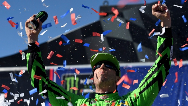 Kyle Busch, The Canadian Press Kyle Busch