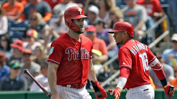 Bryce Harper, The Canadian Press Bryce Harper
