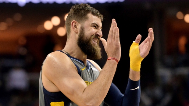 Jonas Valanciunas , The Canadian Press Jonas Valanciunas