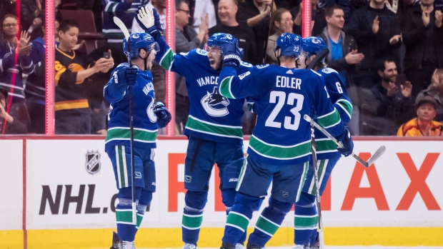 Canucks Celebrate