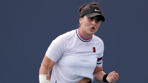 Bianca Andreescu, The Canadian Press Bianca Andreescu