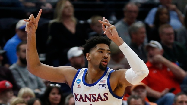 Kansas forward Dedric Lawson, The Canadian Press Kansas forward Dedric Lawson