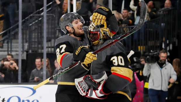 Shea Theodore and Malcolm Subban, The Canadian Press Shea Theodore and Malcolm Subban