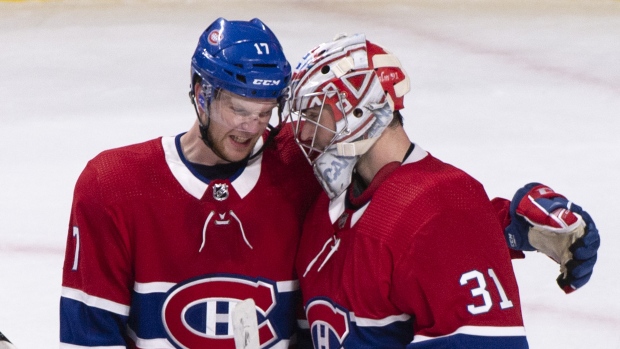 Brett Kulak and Carey Price