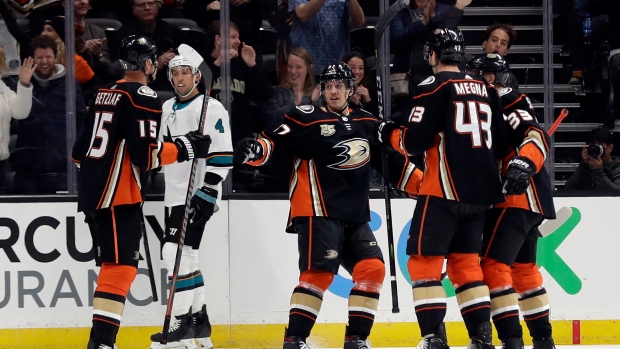 Anaheim Ducks celebrate 