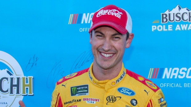 Joey Logano, The Canadian Press Joey Logano