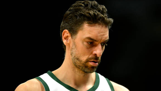 Bucks' Pau Gasol out for remainder of NBA playoffs 