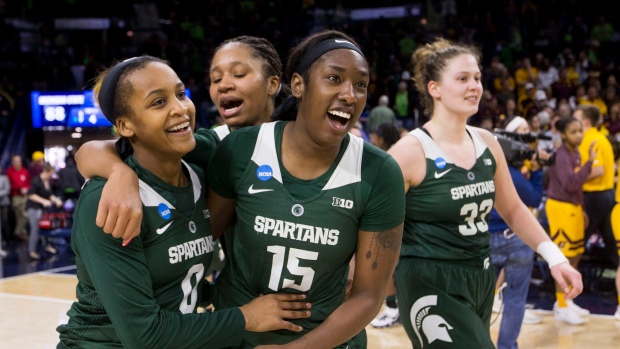 Michigan State's Shay Colley, The Canadian Press Michigan State's Shay Colley