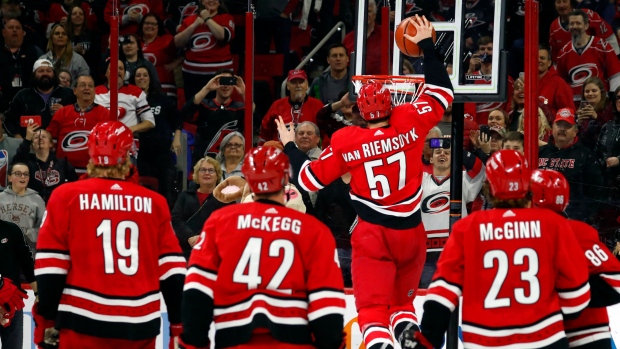 Carolina Hurricanes' Trevor van Riemsdyk 