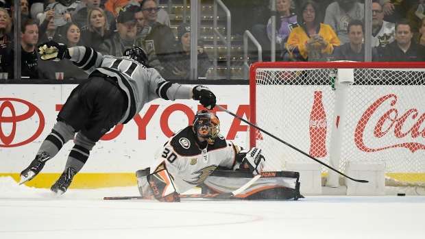 Anze Kopitar and Ryan Miller , The Canadian Press Anze Kopitar and Ryan Miller