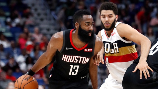 James Harden , The Canadian Press James Harden