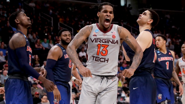 Virginia Tech guard Ahmed Hill, The Canadian Press Virginia Tech guard Ahmed Hill