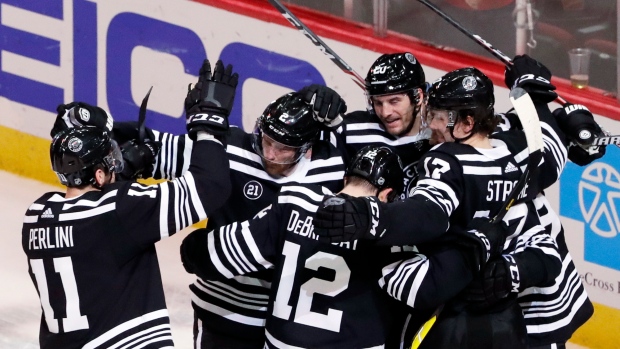 Duncan Keith and Blackhawks Celebrate