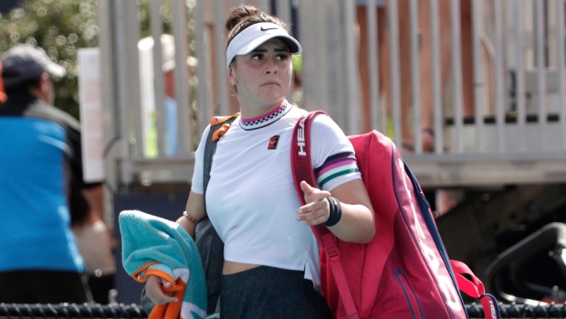 Bianca Andreescu, The Canadian Press Bianca Andreescu